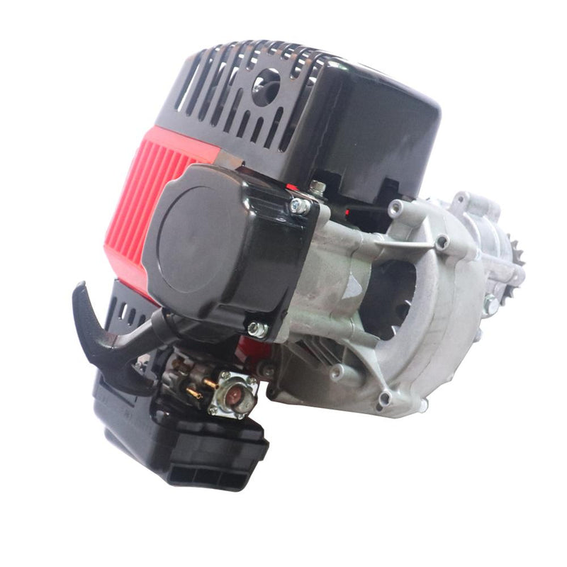 1E44-5 49cc Engine With Gearbox For 2 Stroke Mini Dirt bike Pocket Bike Mini Atv Parts