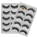 wholesale 10/20/30/40/50/60/100 boxes mink eyelashes 5 pairs natural long false eyelashes 3d lashes bulk super fluffy faux cils