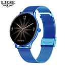 LIGE New Smart Watch Men smartwatch Sports Fitness Tracker Waterproof Full Circle Touch Screen Reloj Inteligente for Android IOS