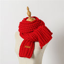 DRESSUUP Marca Mujeres Bufanda de Invierno Cálido Sólido Largo Bufandas Hechas A Mano Bufandas Mujer Foulard Femme Hijab