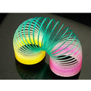 1pcs Rainbow Circle Funny Toys Early Development Educational Folding Plastic Spring Coil Children&