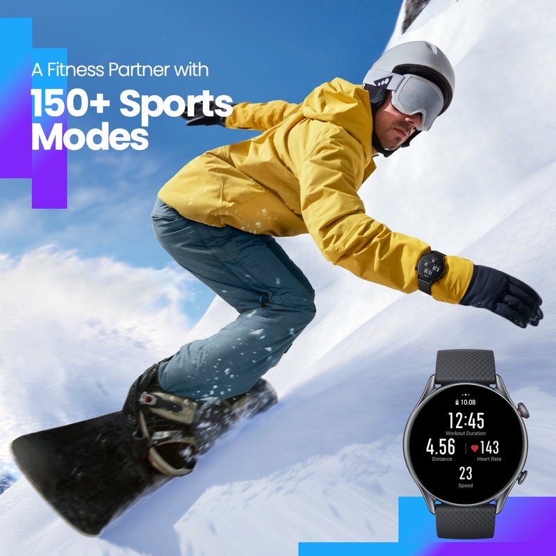 Neue Amazfit GTR 3 Pro GTR3 Pro GTR-3 Pro Smartwatch AMOLED Display Zepp OS App 12 Tage Akkulaufzeit Uhr für Andriod