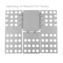 Adult Kid Clothes Folder Plastic Clothing Folding Board T Shirts Folder Easy and Fast Closet Organizer Mom Quick Clothes Holder