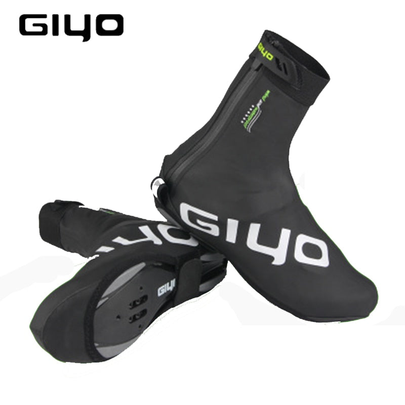 Cycling Overshoes Waterproof Shoes Covers Winter Fleece Warm Reflective for Bike Lock Shoe Bike Shoe Cover Protector