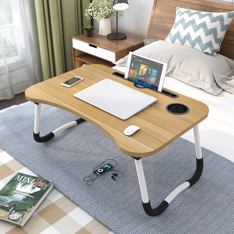 Escritorio portátil para ordenador portátil, mesa plegable para el hogar, portátil, estudio, soporte para ordenador portátil, escritorio para cama y sofá, mesa de ordenador con patas plegables