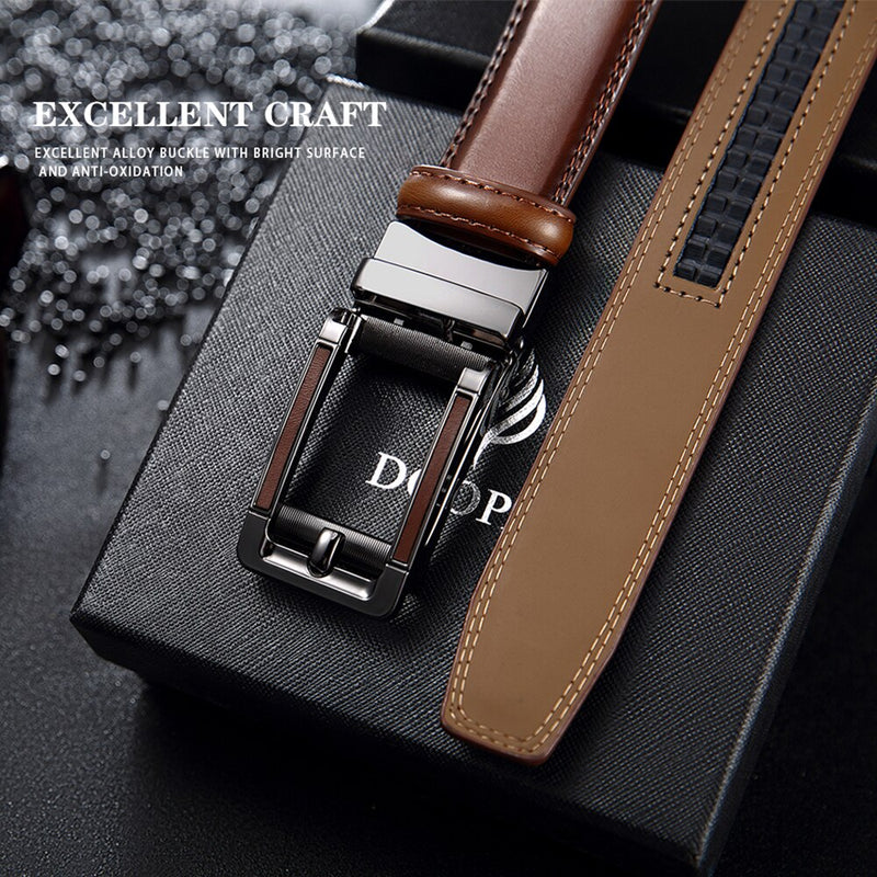 JACNAIP Ratchet Leather Mens belt Cowhide Jeans Multicolor Automatic adjustable Belts Metal Buckle Belts for Men ремень мужской