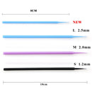 100Pcs Disposable Eyelash Mascara Swab Micro Brushes Eyelash Extension Individual Lash Removing Applicator Wands Makeup Tool kit
