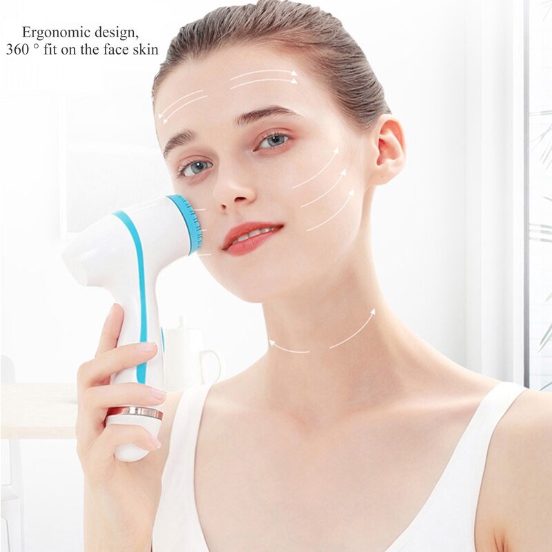 Gesichtsreinigungsbürste Sonic Nu Face Rotating Brush Set Galvanica Facial Spa System Tiefenreinigung Haut Mitesser Hautpflege
