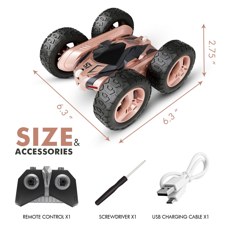 Sinovan RC Stunt Car 2.4G 4CH Drift Deformation Buggy Roll Car Flip 360 Grados Rotación Modelos de vehículos Juguetes de control remoto