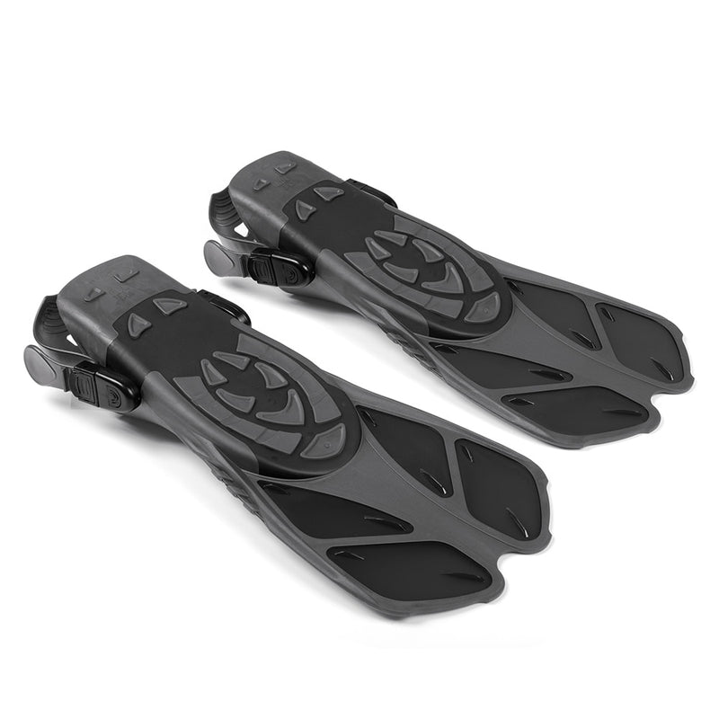 Adjustable Swimming Fins Adult Snorkel Foot Flippers Diving Fins Beginner Water Sports Equipment Portable diving Flippers Child