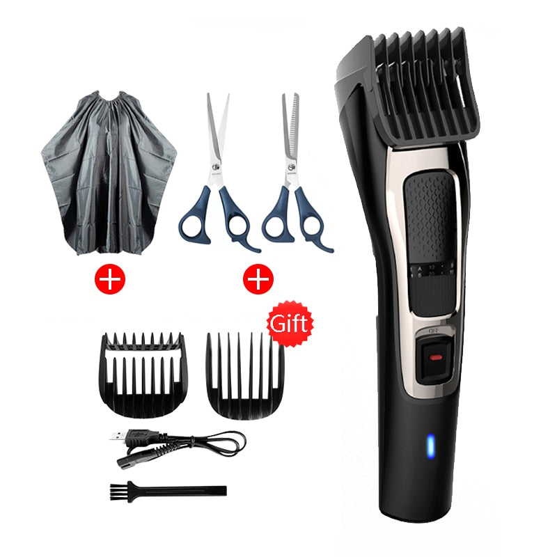 ENCHEN Friseur Haarschneidemaschine Professionelles Kit Wiederaufladbarer kabelloser elektrischer Haarschneider Trimmer Für Männer Selbsthaarschnitt