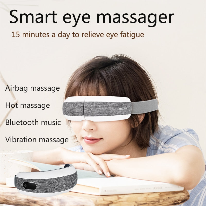 Smart eye massage myopia health care air compression heating eye massage electric massager full body massage