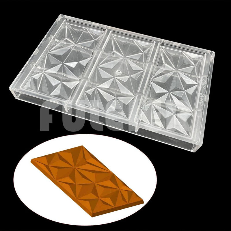20 style Polycarbonate Chocolate Mold 3D heart ,eggs,cub ect.  Chocolate Candy Bars Molds baking  pastry Confectionery tools