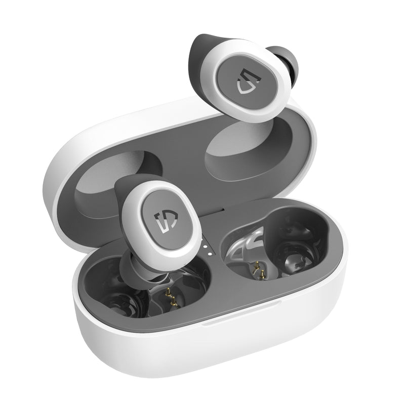 SoundPEATS Auriculares inalámbricos Bluetooth 5.0 en la oreja Estéreo TWS Auriculares deportivos IPX7 Impermeable Llamadas monoaurales / binaurales