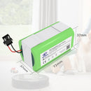 Melasta 14,4 V 2600 mAh Li-Ionen-Akku für Conga Excellence 990 1090 Ecovacs Deebot N79S N79 DN622 Eufy Robovac 11 11S 12 35C X500
