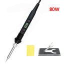 60W/80W Electric Digital Soldering Iron Station 220V 110V Temperature Adjustable Welding Soldering Tips Tools Accessories
