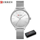 CURREN Women Watches Luxury Wrist watch relogio feminino Clock for Women Milanese Steel Lady Rose Gold Quartz Ladies Watch New