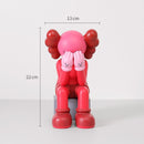 Estatua de oso violento, estatua de oso ordenado con bandeja de Metal, llaves de almacenamiento, dulces, adornos para el hogar Friut, decoración de mesa, decoración de habitación