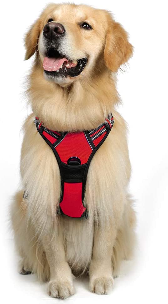 Pet Dog Harness Large Small For Pitbull Reflective Safety Harness For Dogs Adjustable Training Dog Sport No Pull Vest Husky