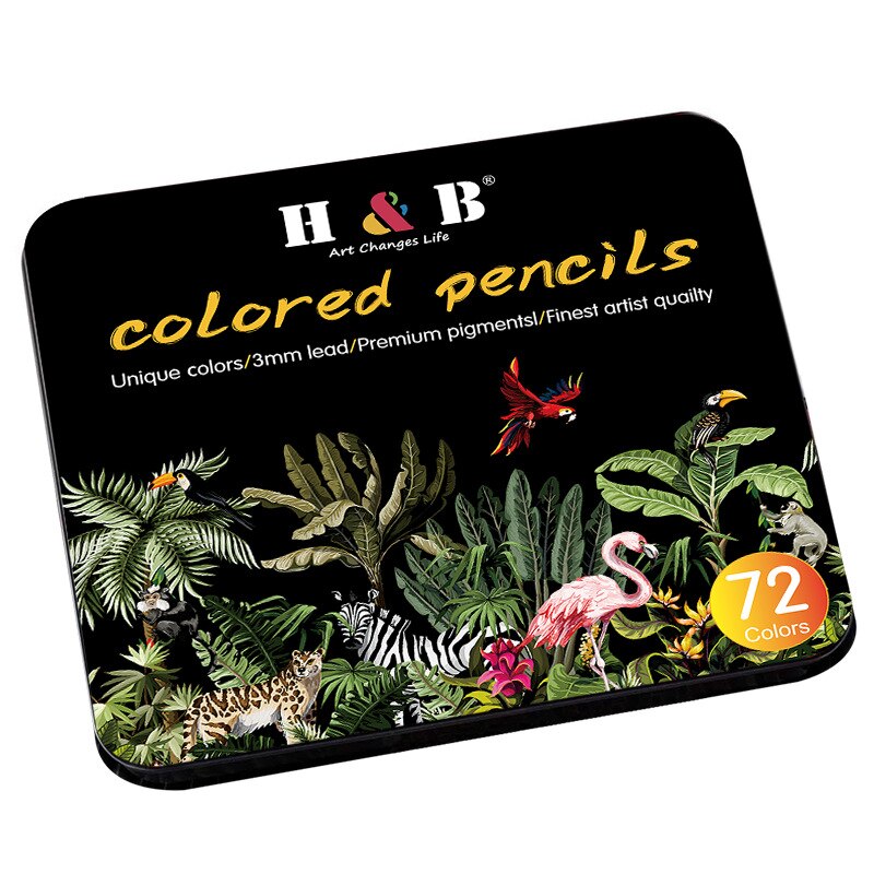120 Colors Professional Oil Color Pencils Set Sketch Pencil Non-Toxic Wood Soft Bright Color Pencil Artist Paint School Supplies