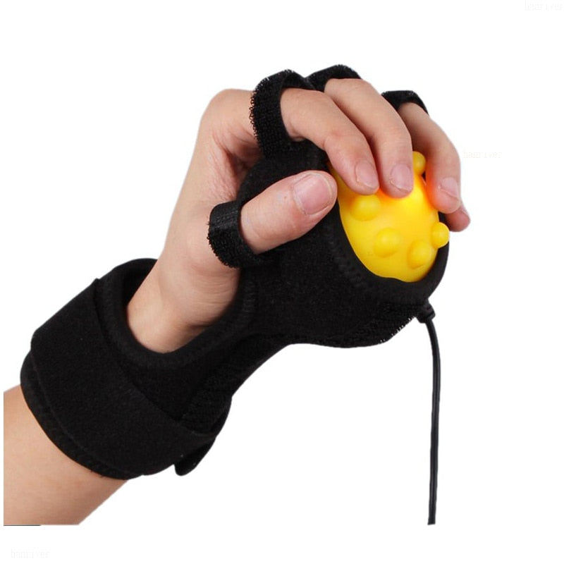 Elektrischer Handmassageball Hot Compress Stroke Hemiplegia Finger passives Training verbessert Fingerkrämpfe und Fingerflexibilität