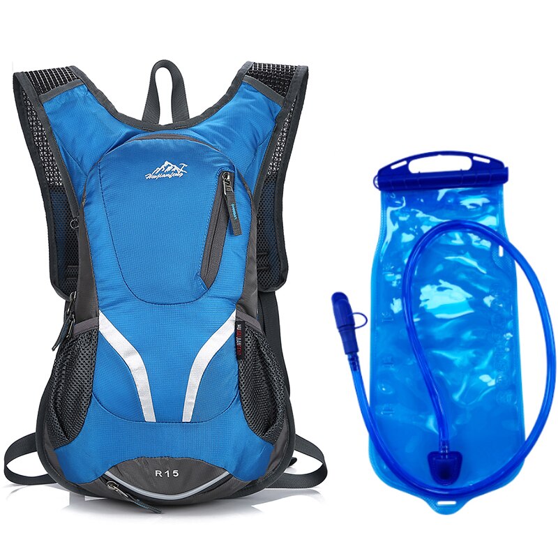 15L Deporte al aire libre Ciclismo Escalada Bolsa de agua Mochila de hidratación Mochila ultraligera Senderismo Bicicleta Montar Paquete Vejiga Mochila