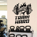 Grandes 73 cm X 104 cm Fitness cita vinilo pegatinas de pared para gimnasio habitaciones decoración Fitness habitación pegatina motivar Frse vinilo pared calcomanías