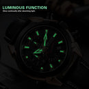 MEGIR Military Sport Watch Men Top Brand Luxury Leather Army Quartz Watches Clock Men Creative Chronograph Relogio Masculino