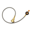 Estufa de Gas para exteriores, estufa de Camping, adaptador de recarga de propano, quemador LPG, acoplador de tanque de cilindro plano, adaptador de contenedor, ahorra tubo de Metal