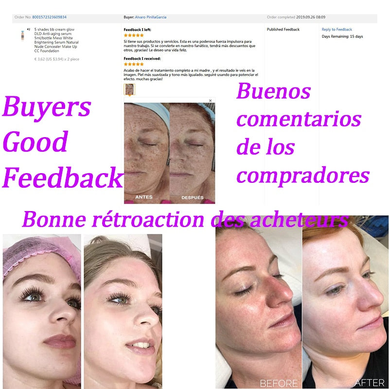 12 PCS Corea Marca bb cream glow jakarta treament murch blush blanqueamiento meso serum base Booster original Starter Kit