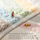 All Season Soft Non-Slip Bathroom Carpet Rainbow Print Doorway Water Absorbent Bath Mat Home Decor Floor Rug Shower Room Mats