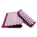 1 Set Acupressure Mat Head Neck Back Foot Massage Cushion Pillow Yoga Spike Relax Carpet  Acupuncture Pad Needle Body Massager