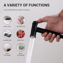 Brass Toilet Bidet Spray Handheld Bidets Diaper Set Hot Cold Black  Bathroom Shower Set Shattaf Sprayer Jet Douche Kit Portable