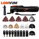 LOMVUM Power Renovator Cordless Oscillating 12V Woodworking Tools DIY Home Oscillator Multi Cutter Electric Trimmer Blade