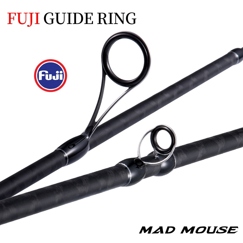 New MADMOUSE MARK III PRO Lure Fishing Rod 1.98m 2.09m 2.28m N/ML Power MF Action Lure WT  3-21g 2pcs Spinning Casting Rods