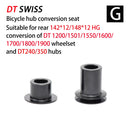 DT SWISS FreeHub dt240 350 1700 Caps MTB Bicycle Hubs Converters Mountain Bike End  Adapter QR Or THRU  Adaptor HG/XD/MS BOOST