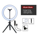 10&quot; LED Ring Light Photographic Selfie Ring Lighting with Stand for Smartphone Youtube Makeup Video Studio Tripod Ring Light