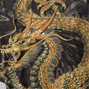 Bebovizi Harajuku Chinese Golden Dragon Kimono Men Women Japanese Streetwear Traditional Cardigan Yukata Male Haori Obi Clothes