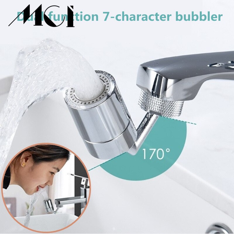 2 Modes 720 Degree Rotating Faucet Spray Head Filter Adapter Water Saving Tap Universal Splash Aerator Bathroom Kitchen Tools