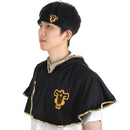Black Clover Asta Cloak Headband Anime Cosplay Costume