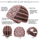 EASIHAIR Long Ombre Brown Wavy Synthetic Wigs for Women Wigs with Bangs Heat Resistant Blonde Cosplay Wigs Daily Natural Hair