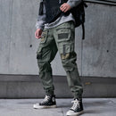 Single Road Mens Cargo Pants Men Fashion 2022 Black Baggy Joggers Techwear Men Hip Hop Harajuku Streetwear Trousers Cotton Pants