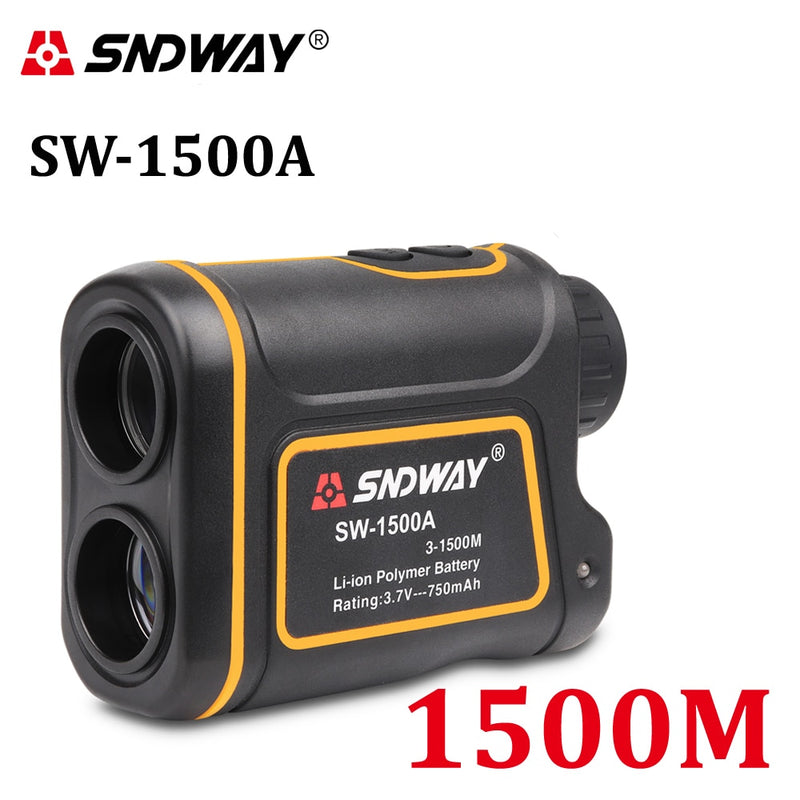 SNDWAY Telescope Laser Range Finder Digital Distance Meter Hunting Monocular Golf Rangefinder LCD Display Roulette Tape Measure