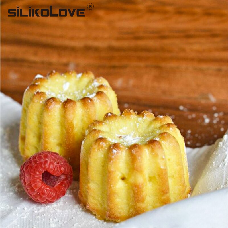 SILIKOLOVE 18 Cavity Silicone Mold for Baking Mini Muffin Cup Cakes Candies DIY Bakeware Tools