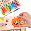 Educational Wood Math Toys For Children  Wooden Montessori Materials Learning Numbers Matching Game Mathematics Montessori Toys
