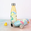 LOGO Custom Cartoon Unicorn Cute Water Bottle Thermos Bottle Stainless Steel Keep Cold Cola Sport Drinking Bottle for Travel