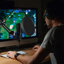  Professional PC Microphone with Noise Cancelling Mute Button USB Desktop Studio Condenser Mic for PS4 Gaming Recording YouTube