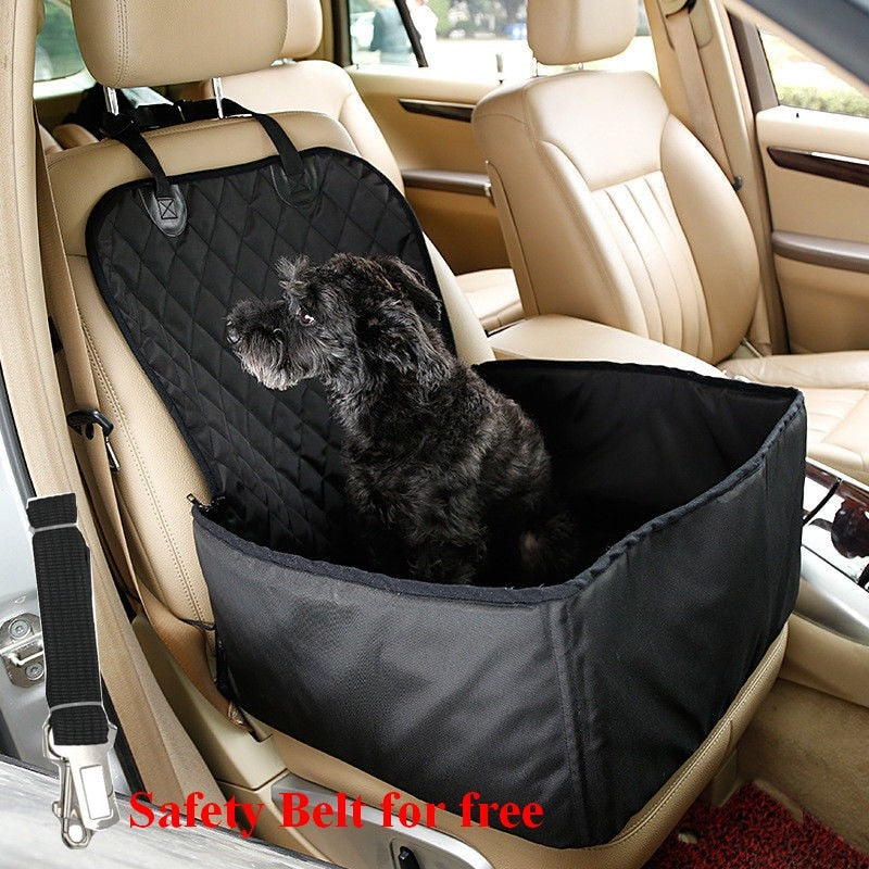 Hamaca para asiento de coche para mascotas, cubierta protectora para asiento de coche, silla delantera impermeable, cesta para cachorros de perros y gatos, transportador de vehículos antideslizante de viaje