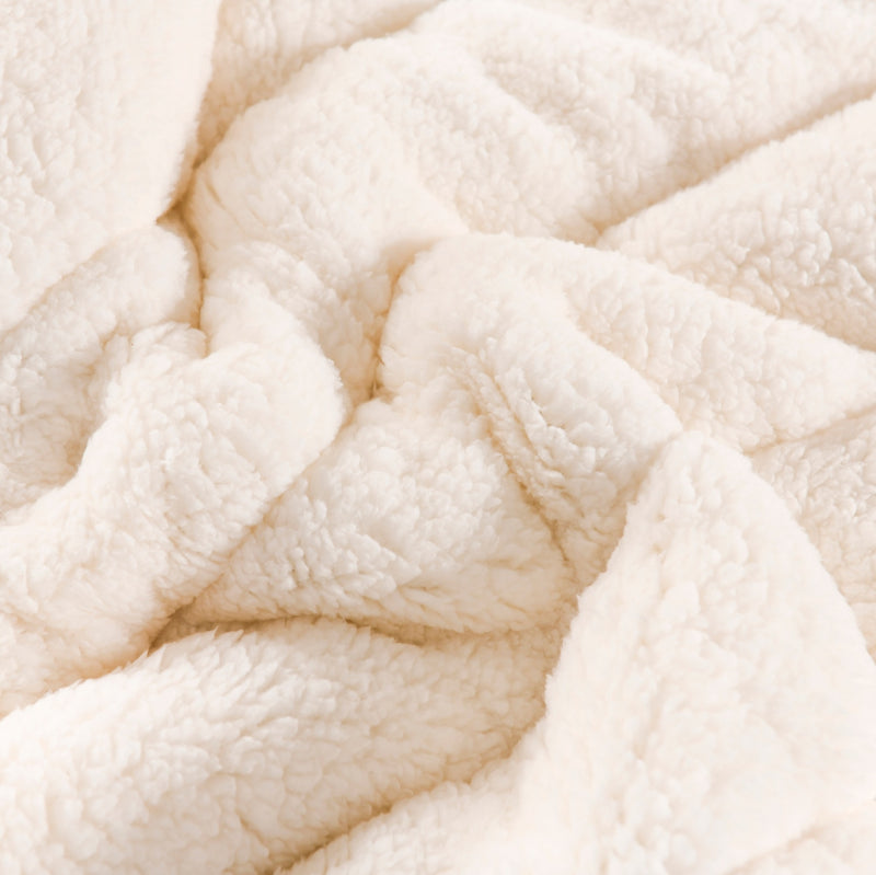 Mantas y mantas de lana mmermind, mantas gruesas y cálidas para adultos, edredón súper suave para el hogar, mantas sólidas de lujo en ropa de cama doble