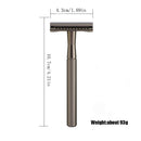 HAWARD Double Edge Safety Razor For Men&Women Classic Manual Metal Shaving Razor With 20 Shaving Blades Reusable&Plastic Free